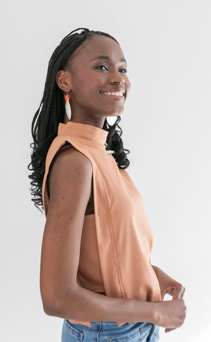 Sophie Top Toffee-TOPS-kindacollection-Kinda