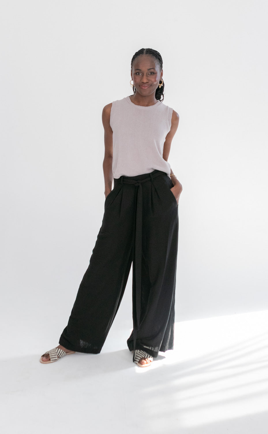 Madison Knit Stone-TOPS-kindacollection-Kinda