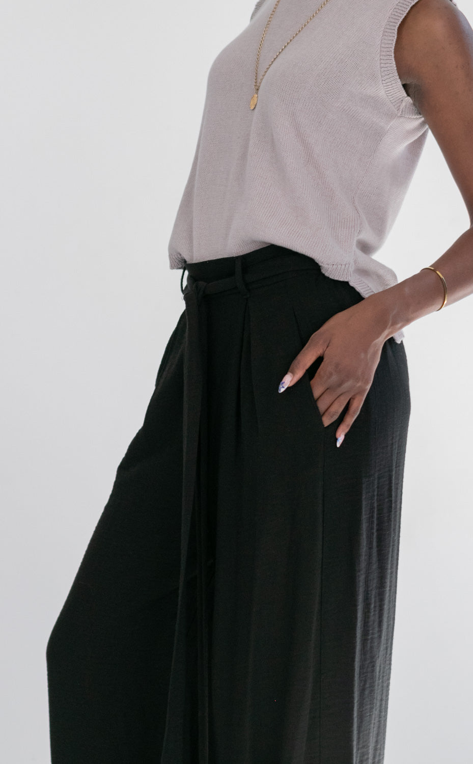 Madison Knit Stone-TOPS-kindacollection-Kinda