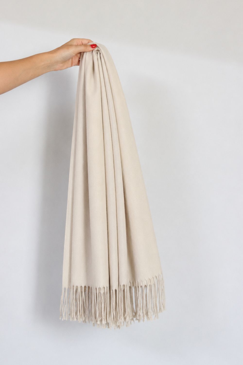 Classic Pashmina Natural Ecru-ACCESSORIES-kindacollection-Kinda