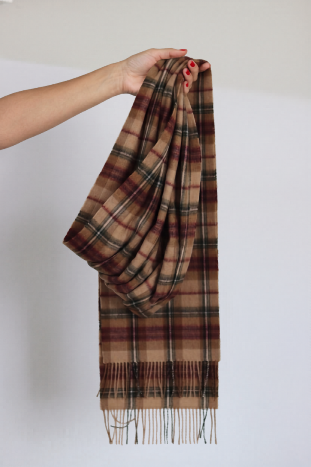 Neck Scarf Grandpa Check