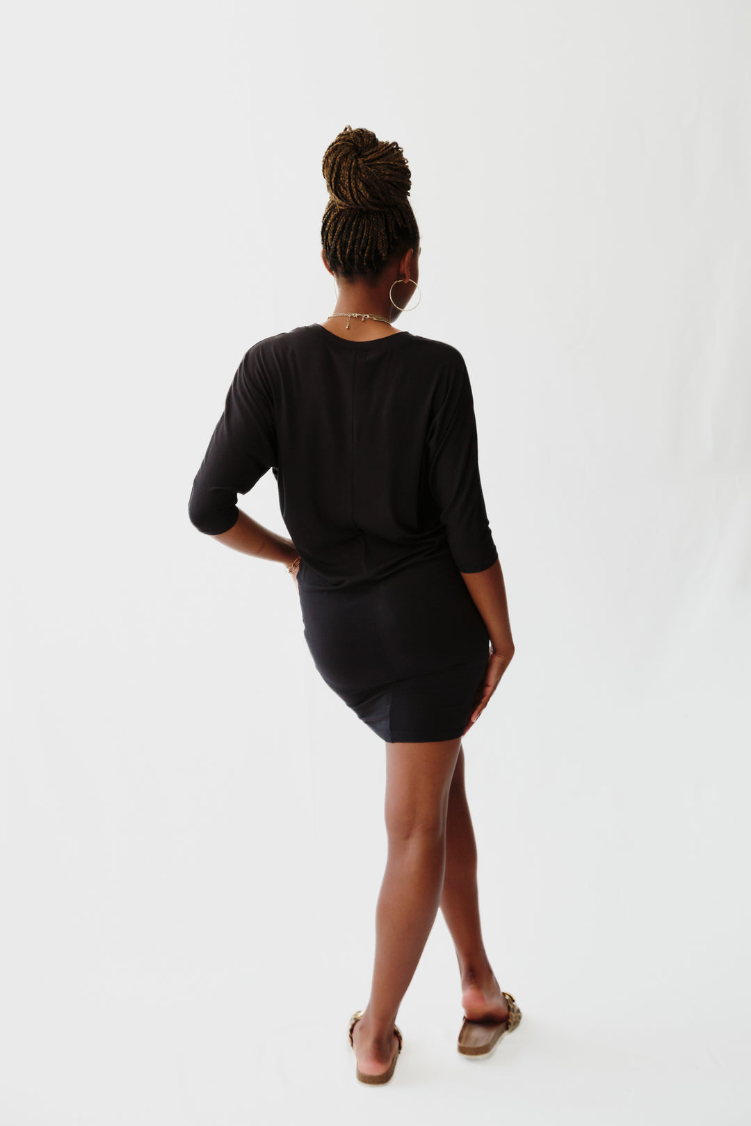 Leebobs Dress Black-DRESSES-kindacollection-Kinda